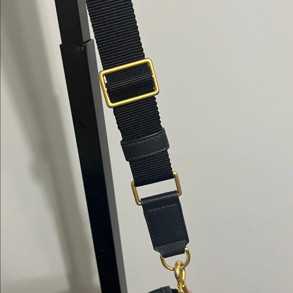 Tory Burch Black Nylon Crossbody with Gold Hardware 58044 Perry purse bag - Picture 7 of 13